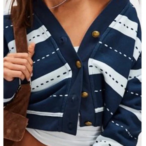 Free People Grace cardigan, frost - Picture 2 of 4